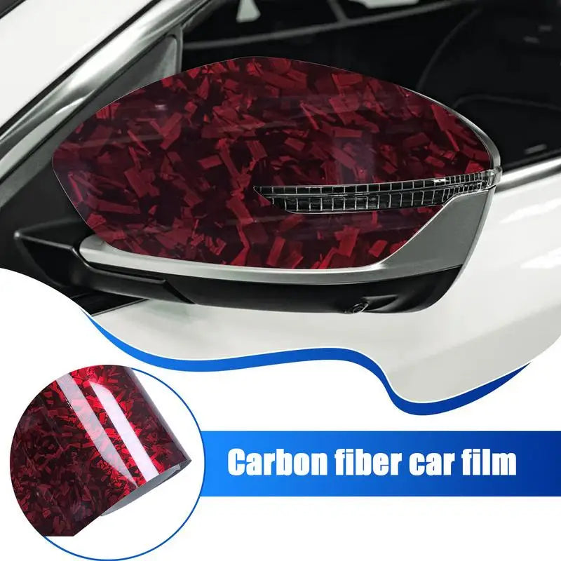 Film de covering en fibre de carbone pour automobile résistant aux rayures