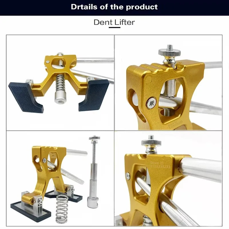 Kit outils de réparation de bosses et imperfection de voiture de la marque Zoposon choisissez votre kit de réparation de carrosserie sans peinture avec pistolet à colle, outil suceur de bosses.
