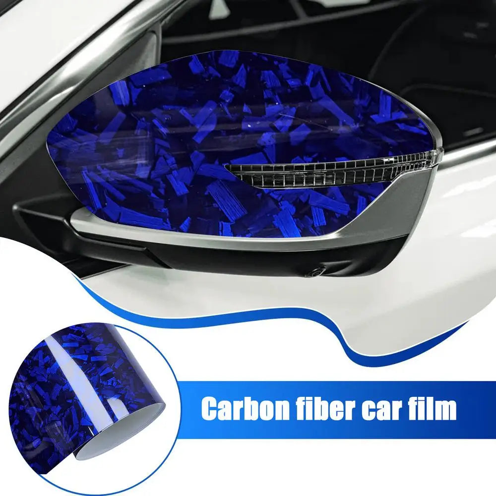 Film de covering en fibre de carbone pour automobile résistant aux rayures