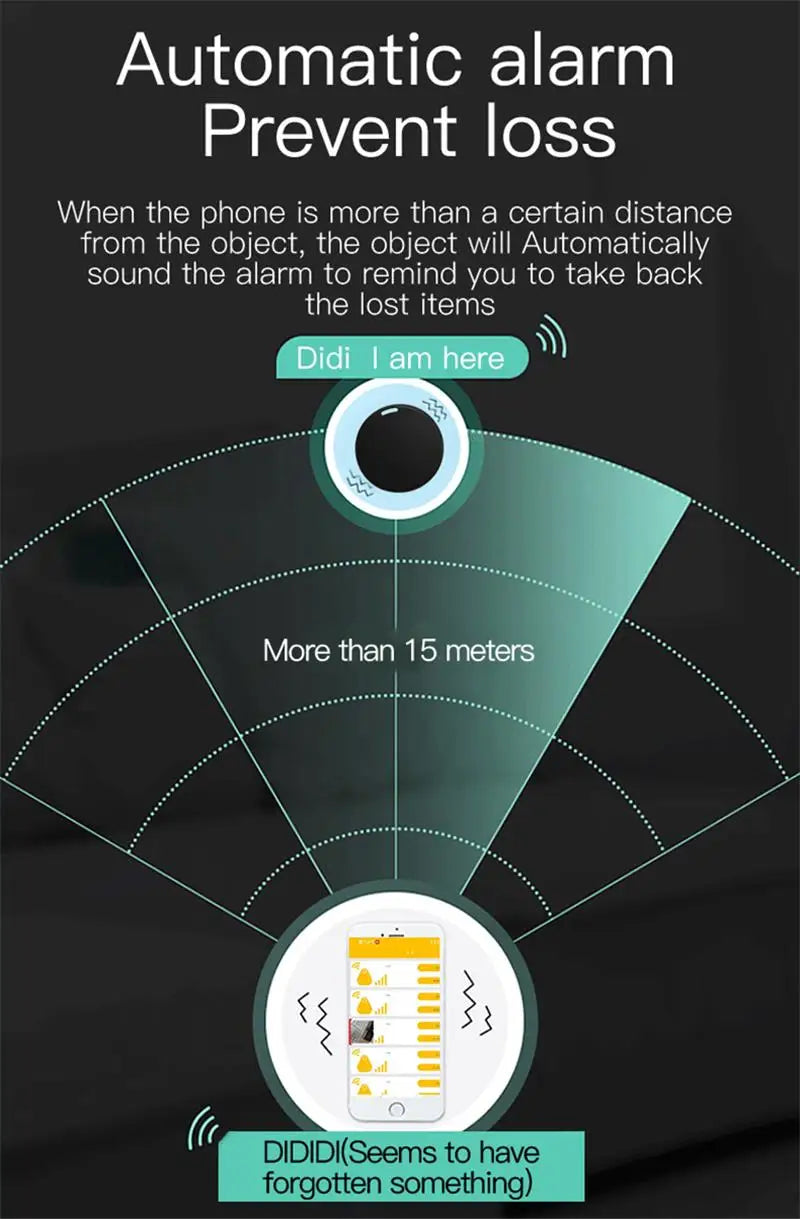 Nouveau  Mini Tracker GPS Xiaomi Bluetooth 5.0 Anti-Lost 2025