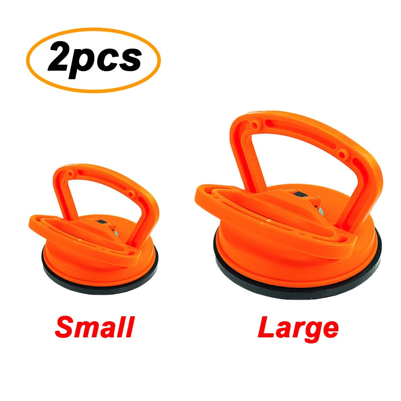 Ventouse de réparation de carrosserie voiture pour enlever les bosses ou pour fixer du verre, tire-bosse de 2 pouces en ventouse noire/orange.