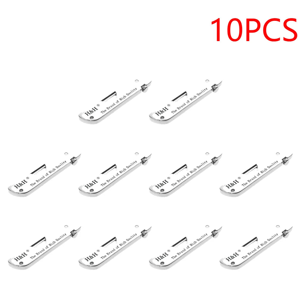 1-10PCS 2 In 1 Stainless Steel Key Decoder Precision Hook And Pick Set Lock Decoder O-ring Pickup Kit Maintenance Repair Hand To