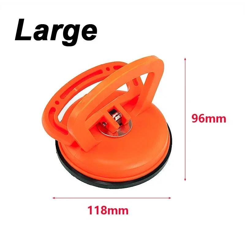 Ventouse de réparation de carrosserie voiture pour enlever les bosses ou pour fixer du verre, tire-bosse de 2 pouces en ventouse noire/orange.