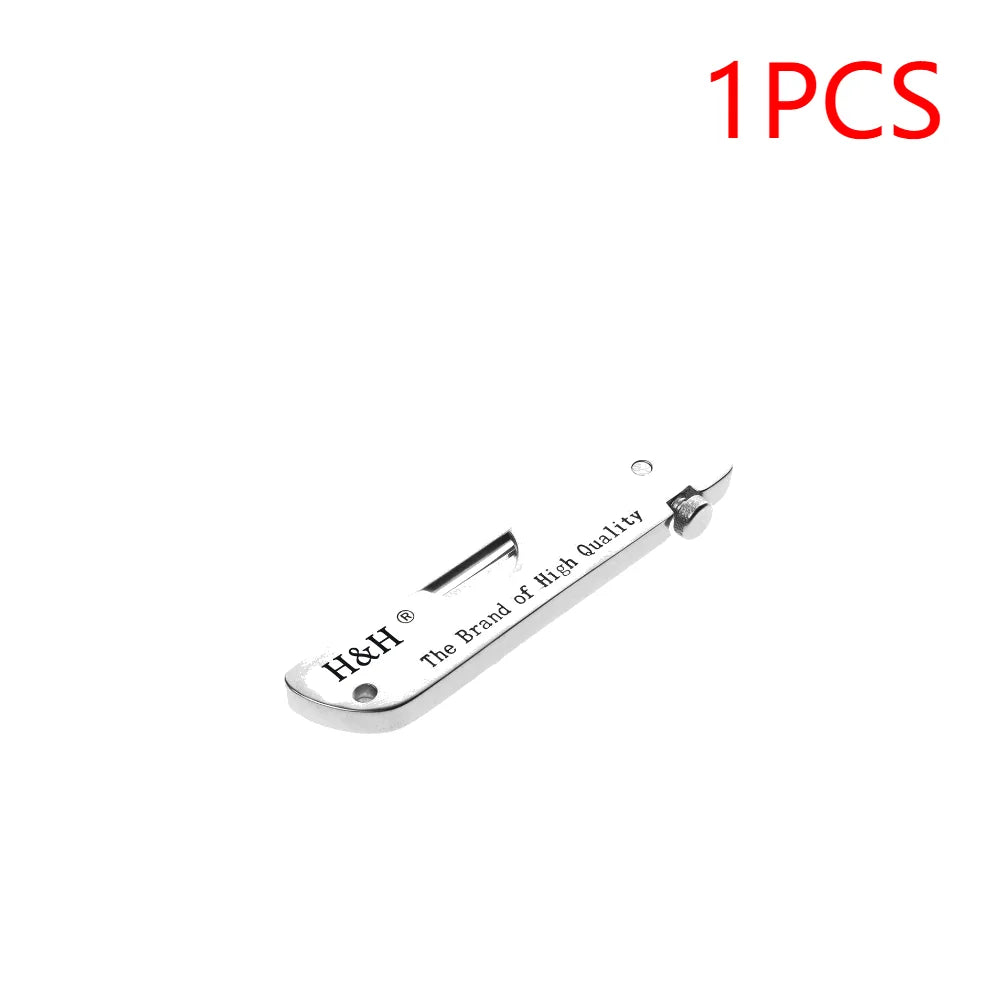 1-10PCS 2 In 1 Stainless Steel Key Decoder Precision Hook And Pick Set Lock Decoder O-ring Pickup Kit Maintenance Repair Hand To