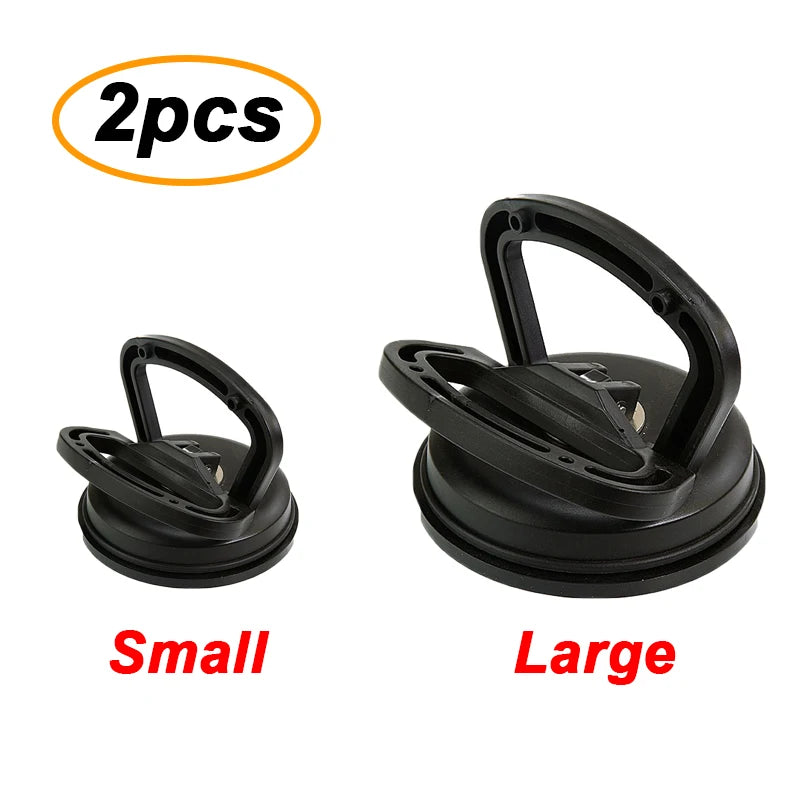 Ventouse de réparation de carrosserie voiture pour enlever les bosses ou pour fixer du verre, tire-bosse de 2 pouces en ventouse noire/orange.