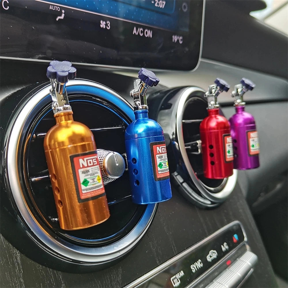 Désodorisant d'air de voiture en bouteille de nitrate d'azote NOS, diffuseur d'air, aromathérapie